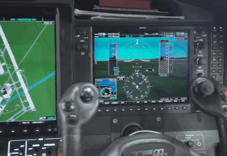 Garmin avionics upgrade copilot view
